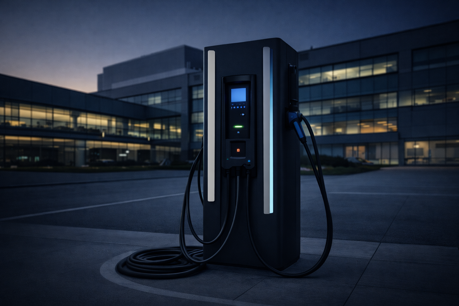 Modern EV Charging Station Connector